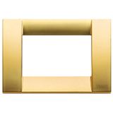 Classica plate 3M metal matt gold