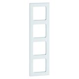 Afdekraam AURA glas 4-voudigglans-aluminium