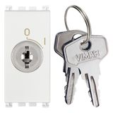 2P NO 16A push button +000-key white