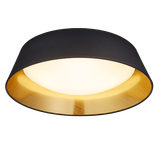 Ponts LED ceiling lamp 45 cm black/gold