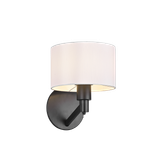 Cassio wall lamp E27 matt black