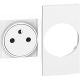 L.NOW-FR/BEL FLAT SOCKET 2M WHITE