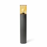 KILA POLE L.H700 E27 DARK GREY ORANGE GLASS