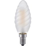 LED E14 Fila Twisted Candle C35x100 230V 320Lm 4W 925 AC Frosted Dim