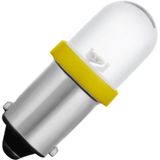 Ba9s Single Led T8.5x28 24V 15mA AC/DC Water Clear Yellow 20Khrs