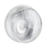 Bulkhead light - IP 44 - IK 07 - round - E 27 - glass diffuser