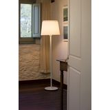 SAVOY WHITE FLOOR LAMP WHITE LAMPSHADE