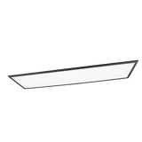 Gamma LED ceiling lamp 120x30 cm matt black