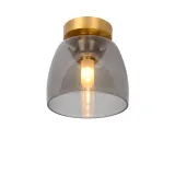 TYLER Wall Light Bathroom 1xG9/33W Gold/Smoke Glas