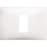 CLASSIA - COVER PLATE 1P CENTERED WHITE