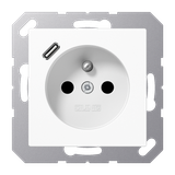 Socket fren/belg with USB type C A1520F-18CWW