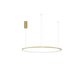 Triac Dimmable Brass Gold Aluminium   & Acrylic  LED 59 Watt 230 Volt   2144Lm 3000K IP20   D: 100 H: 200 cm Adjustable Height