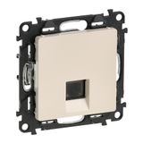 RJ 11 telephone socket Valena Life - with cover plate - ivory