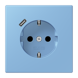 SCHUKO socket with USB type C LC4320N LC1520-18C256