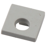 End Cap with hole for Surface Mounted Profile 10x10mm IP20 Silver