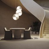 Modern Reflex Pendant lamp White