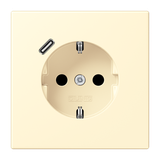 SCHUKO socket with USB type C LC32001 LC1520-18C201