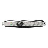 19" PDU, 8xSchuko with overvoltage protection, ALU 1U