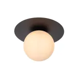 Lucide TRICIA - Flush ceiling light - Ø 25 cm - 1xE27 - Black