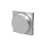 8560.2 PL Cover plate with rotatory knob for dimmer - Silver for Dimmer Turn button Silver - Sky Niessen