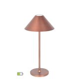 Table Light Copper Cone