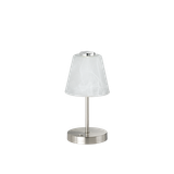 Emmy LED table lamp brushed steel