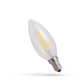 LED CANDLE C35 E-14 230V 5.5W COG WW CLEAR DIMMABLE SPECTRUM