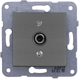 Karre Plus-Arkedia Dark Grey Sat Socket F Connector Terminated