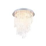 Pomp LED ceiling lamp 45 cm chrome/transparent