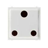 2P+T 16A socket outlet UK st. British Standard White - Chiara