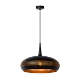 Lucide RAYCO - Pendant light - Ø 45 cm - 1xE27 - Black