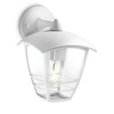 Creek wall lantern white 1x60W 230V