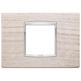 Classic plate 2centrMBS Wood white oak