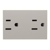 N2328 PL Socket outlet NEMA 5-15R NEMA Silver - Zenit