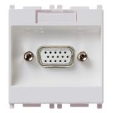 VGA 15P socket connector Silver