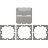 hotel-card 2-way m-c (ill.) in.sp. System 55 stainl.steel(lac.)