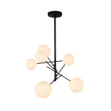 ALARA Pendant light-Black-Ø72-LED-6xG4-1,5W-2700K