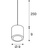 OCULUS PD 10,5W 2000-3000K 230V IP20 white