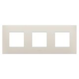 EGO INTERNATIONAL PLATE - IN TECHNOPOLYMER - 2+2+2 MODULES HORIZONTAL - NATURAL BEIGE - CHORUSMART