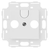 TV-RD-SAT-socket adaptor white