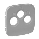 Cover plate Valena Allure - TV-R-SAT socket - aluminium