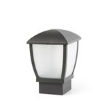 WILMA DARK GREY POST LAMP 1 X E27 100W