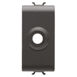 CABLE OUTLET - 1 MODULE - SATIN BLACK - CHORUSMART