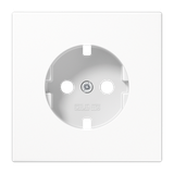 Centre plate f. SCHUKO socket LS990SWWPL