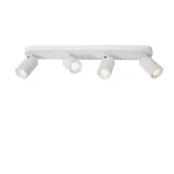 PUNCH Ceiling spot.-White-4xGU10-35W-Metal