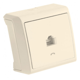 Vera Beige Numerical Phone Socket (CAT3)