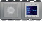 Radio Touch with Loudspeaker DAB+, Bluetooth K.x stainless steel