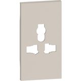 L.NOW-MULTISTANDARD SOCKET COVER 2M SAND