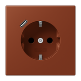 SCHUKO socket with USB type C LC4320D LC1520-18C247