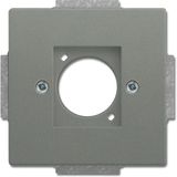 2553-803 CoverPlates (partly incl. Insert) Busch-axcent®, solo® grey metallic